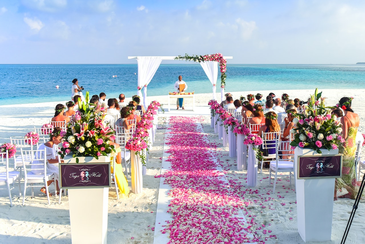 Altar de bodas en Varadero, cuba, pquete de bodas